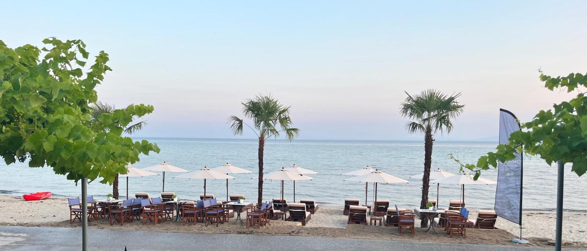 Okkio Sea View Apartment Vergia ภายนอก รูปภาพ